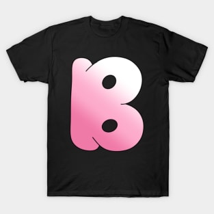 Pink Letter B T-Shirt